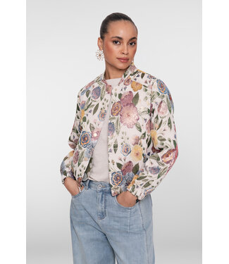 Geisha Bomber jacket leaves