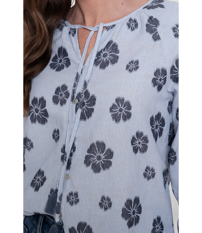 Geisha 63213-20  top blue flowers