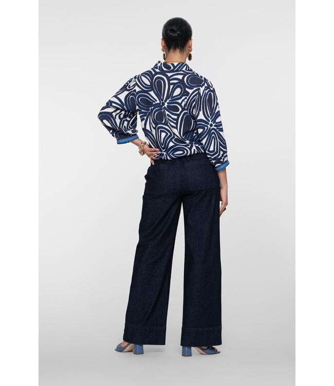 Geisha 61000-10 Jeans wide elastic waist