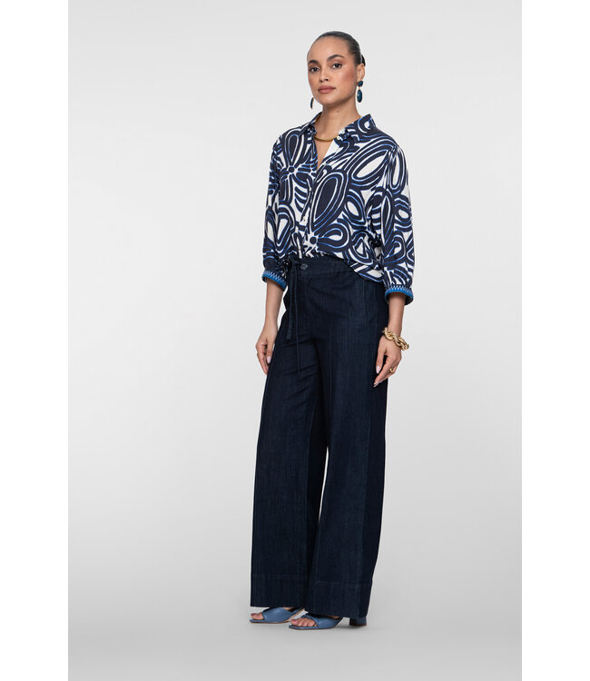 Geisha 61000-10 Jeans wide elastic waist