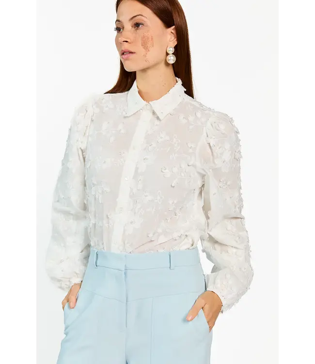 Aaiko Lien beads blouse