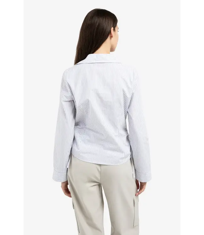 Yaya 01-201203-602 Blouse met koordjes