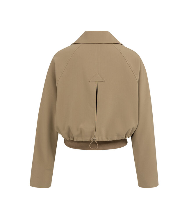 Yaya 01-511046-602 Kort jasje met ribboord