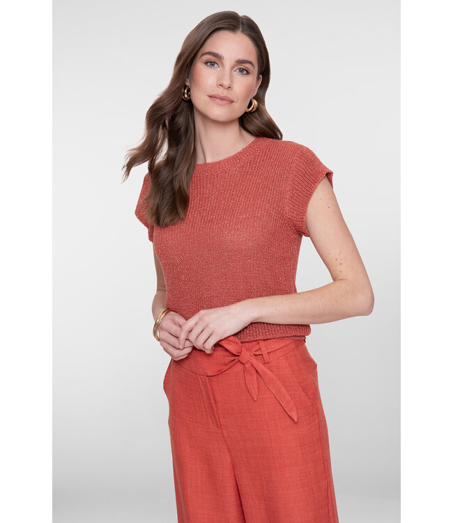 Geisha 64082-70 Pullover lurex sleeveless