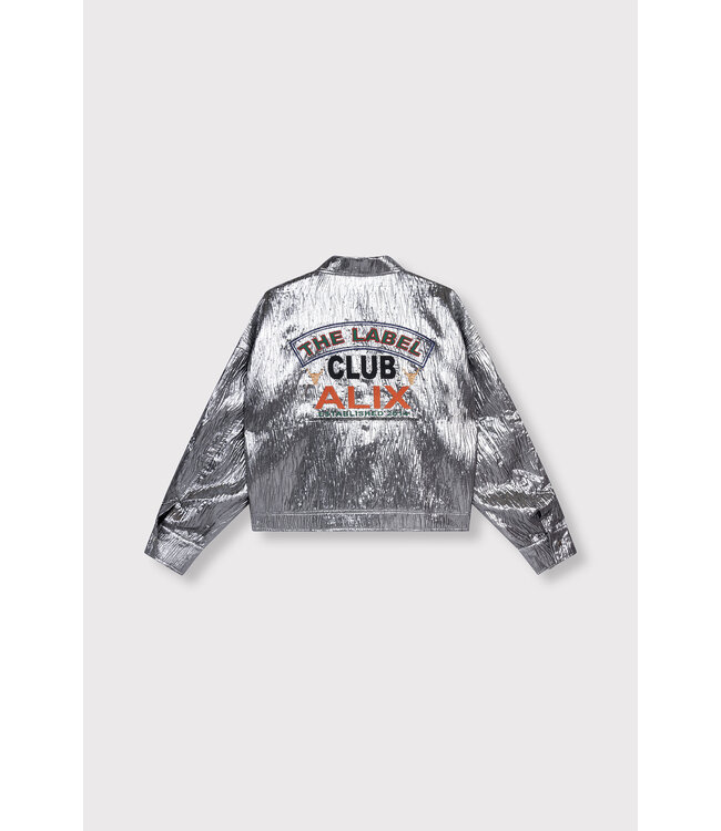 Alix the Label 2603457559 Silver artwork jacket