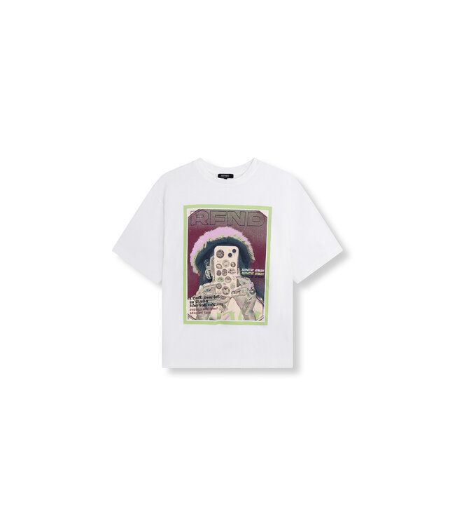 Refined Department R2603711983 ladies knitted oversized men fit t-shirt LOUI