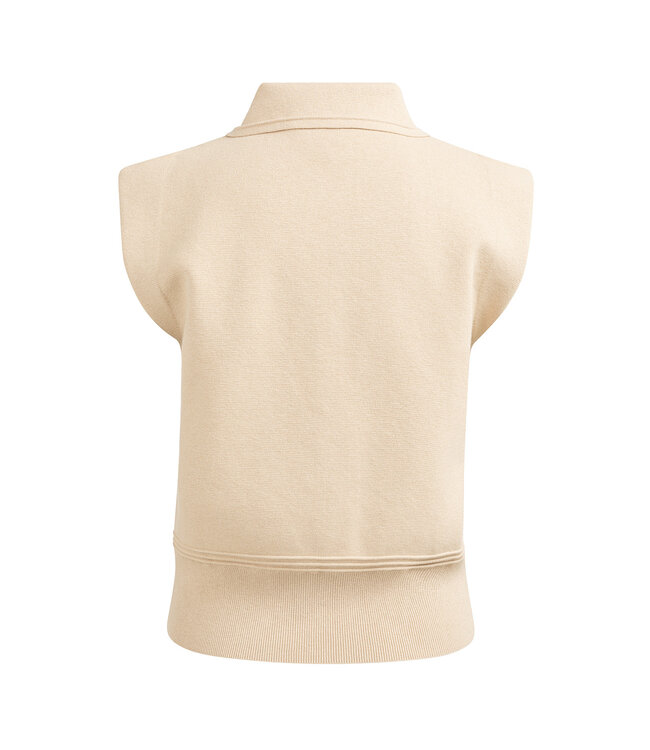 Yaya 01-000572-603 Mouwloze trui met knoopjes