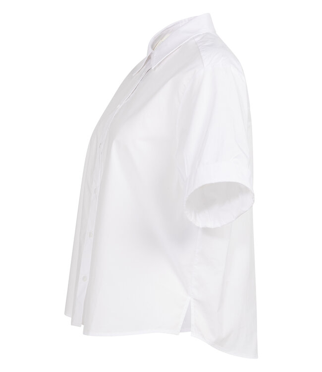 Yaya 01-201207-603 Blouse met omgeslagen mouwen