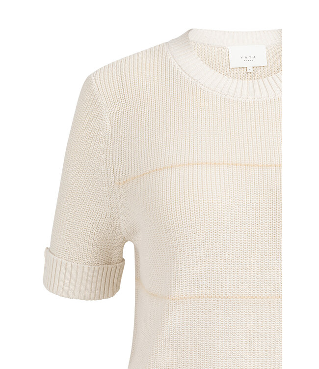 Yaya 01-000573-603 Trui met fluffy strepen