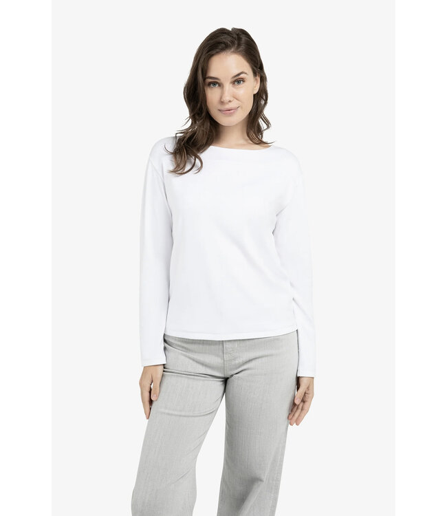 Yaya 01-709261-603 Top met naaddetail