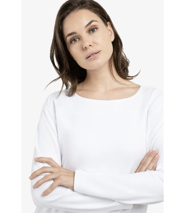 Yaya 01-709261-603 Top met naaddetail