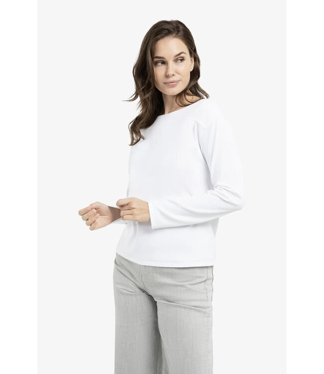 Yaya 01-709261-603 Top met naaddetail