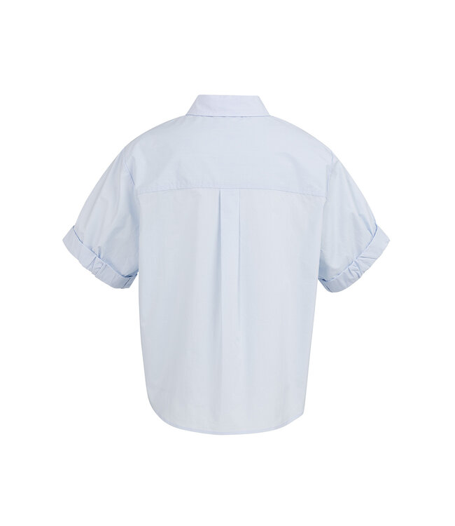 Yaya 01-201207-603 Blouse met omgeslagen mouwen