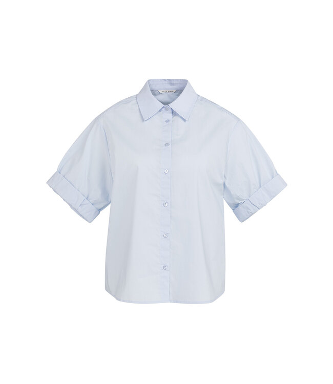 Yaya 01-201207-603 Blouse met omgeslagen mouwen