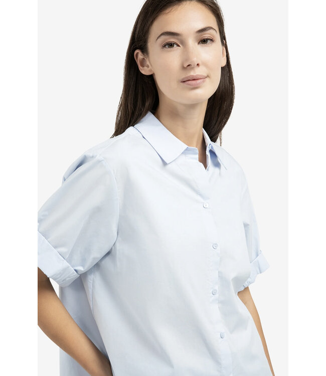 Yaya 01-201207-603 Blouse met omgeslagen mouwen