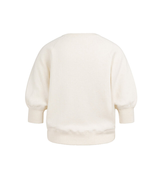 Yaya 01-000563-603 Sweater met geborduurd artwork