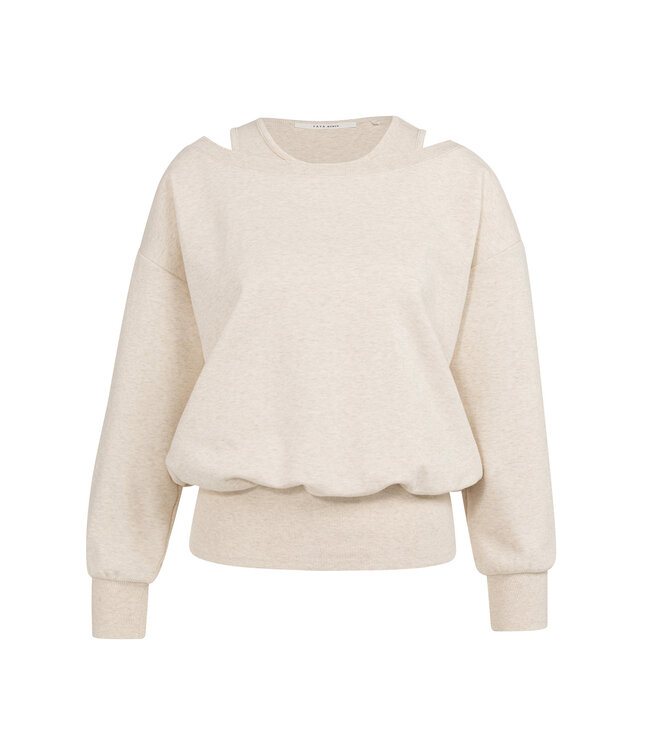 Yaya 01-109116-603 Sweatshirt met dubbele hals