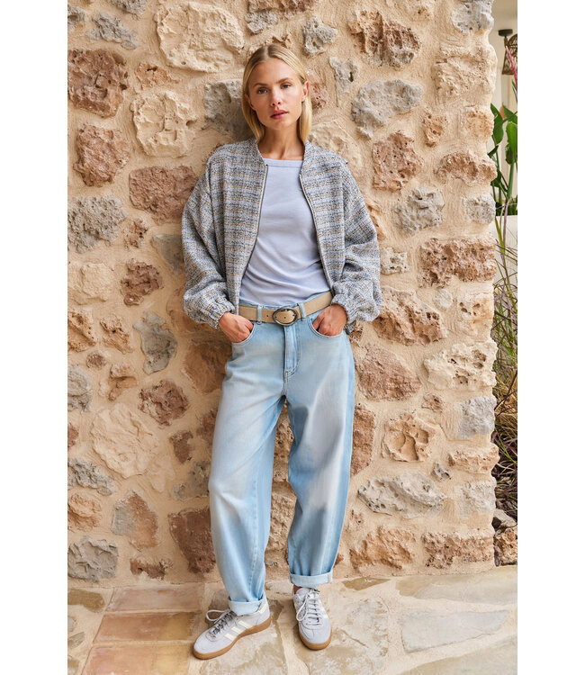 Yaya 01-311129-603 Barrel jeans met wassing