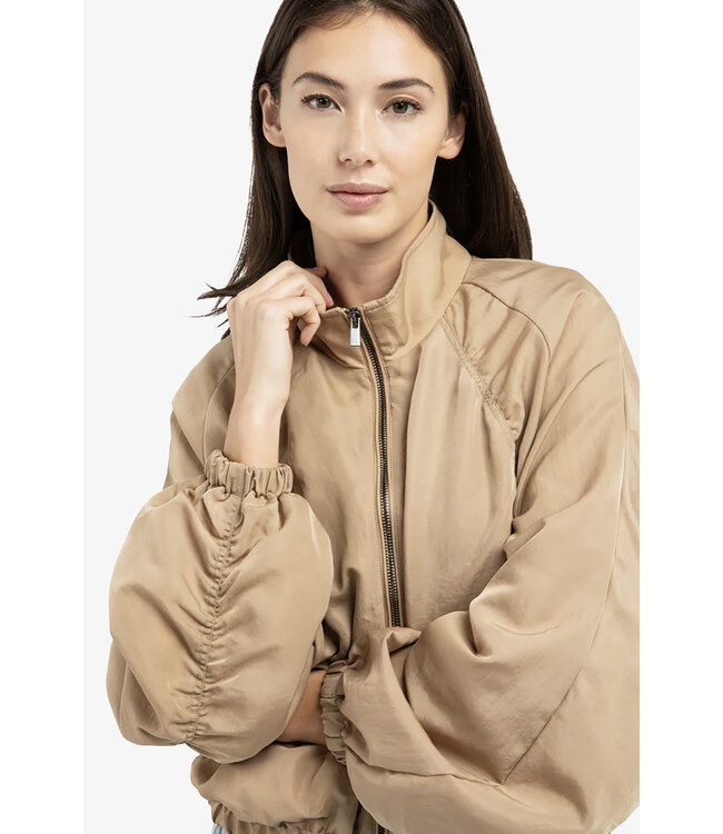 Yaya 02-001072-603 Kort jack met plooidetails