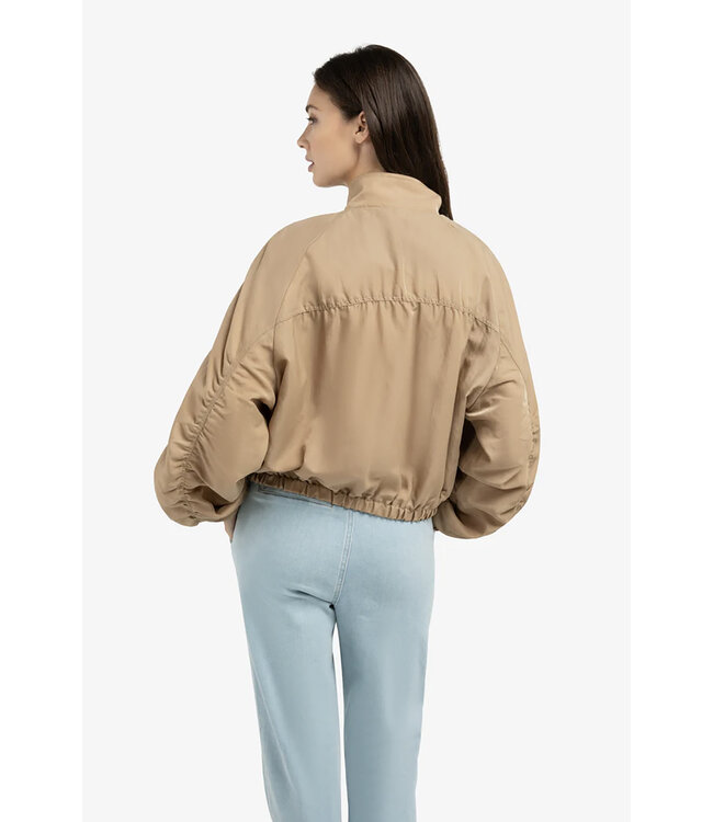 Yaya 02-001072-603 Kort jack met plooidetails