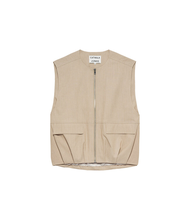 Catwalk Junkie 2601022403 Pinstripe bodywarmer