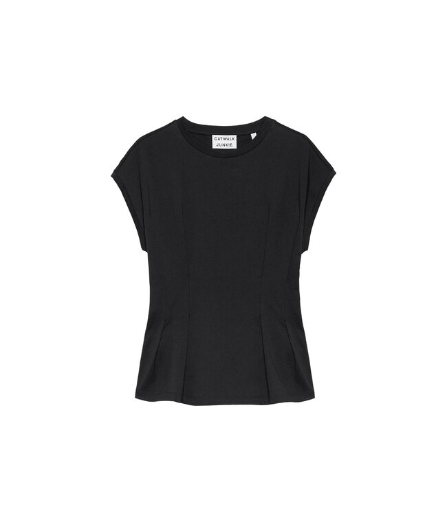 Catwalk Junkie 2504020203 Tshirt with waist pleats