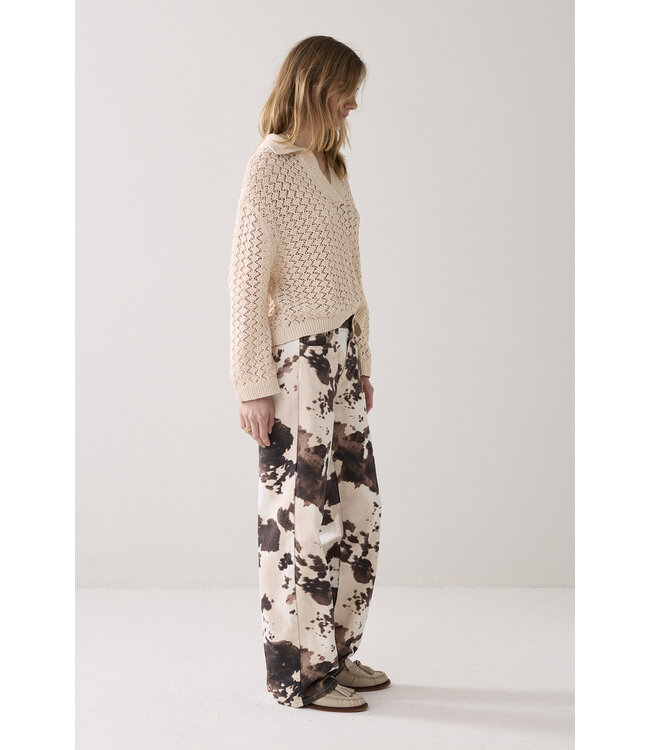 Summum Woman 4s2956-12435  Baggy cowprint pant