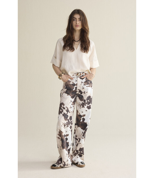Summum Woman 4s2956-12435  Baggy cowprint pant