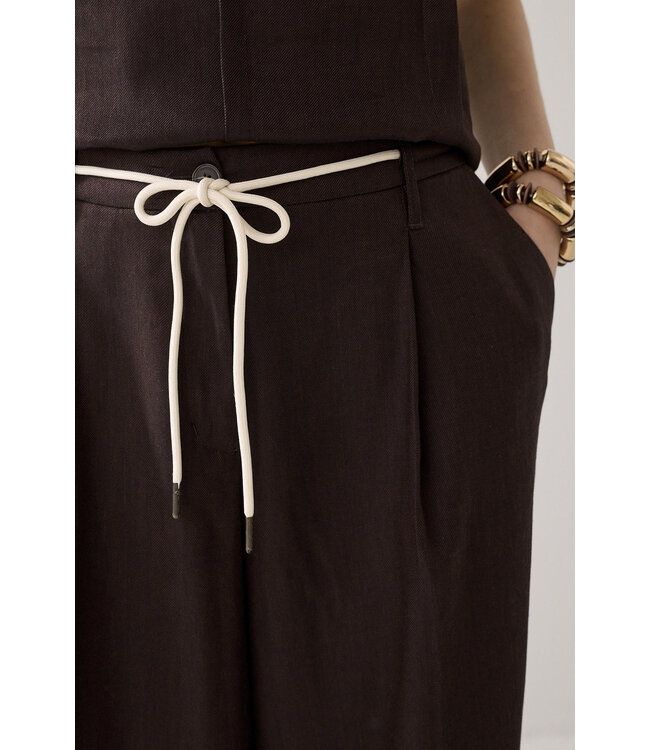 Summum Woman 4s2953-11780 Broek linnenblend