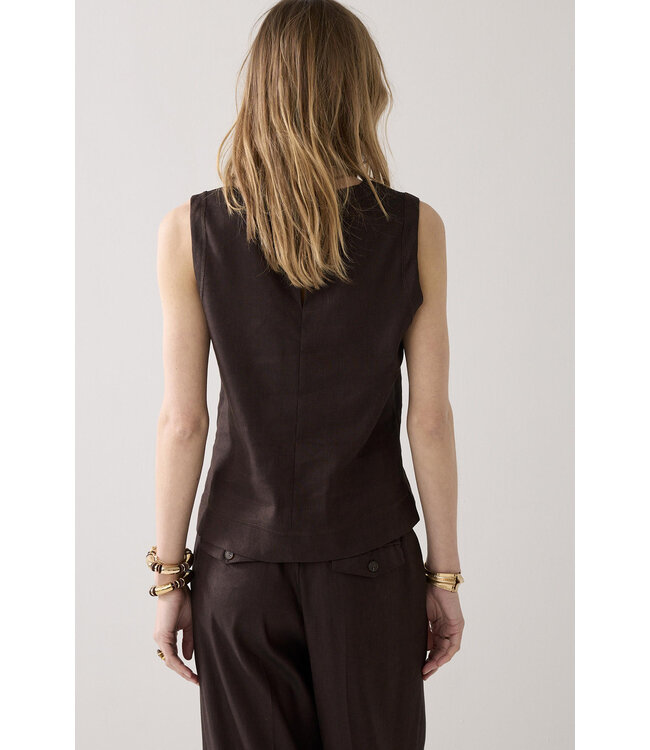 Summum Woman 2s3065-11780 top linnenblend