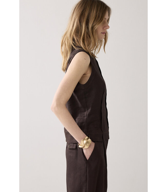 Summum Woman 2s3065-11780 top linnenblend