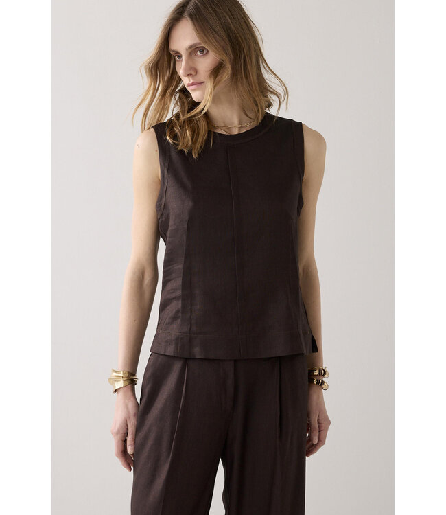 Summum Woman 2s3065-11780 top linnenblend