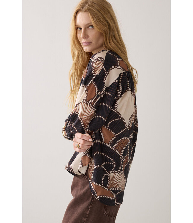 Summum Woman 2s3458-12386 Blouse met print