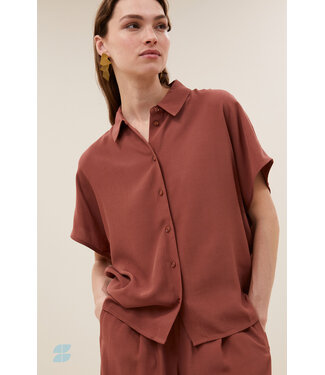 BY-BAR AMSTERDAM barley viscose blouse