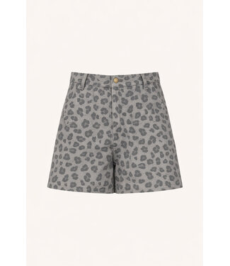 BY-BAR AMSTERDAM june grey cheetah shorts