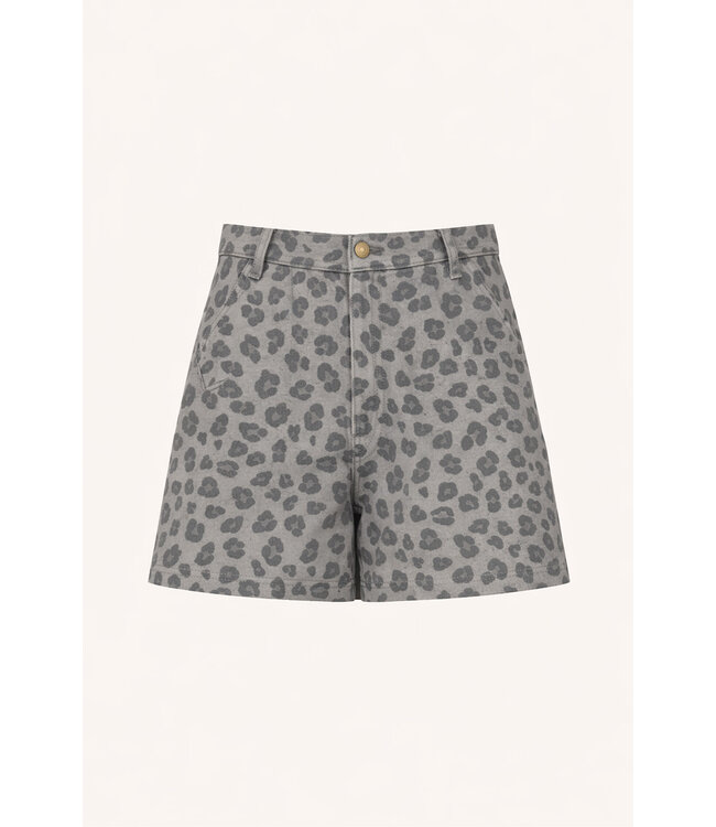 BY-BAR AMSTERDAM 26218515 june grey cheetah shorts