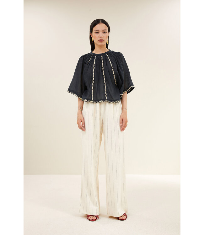 BY-BAR AMSTERDAM 26218035 Benji pinstripe pants