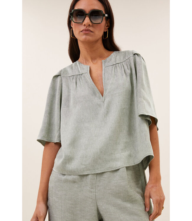 BY-BAR AMSTERDAM 26112090 blake gloss blouse