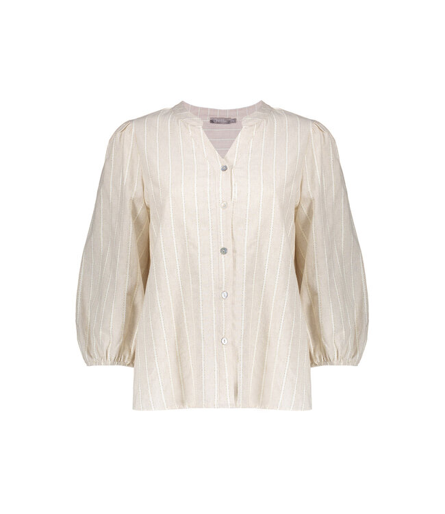 Geisha Blouse lurex stripe
