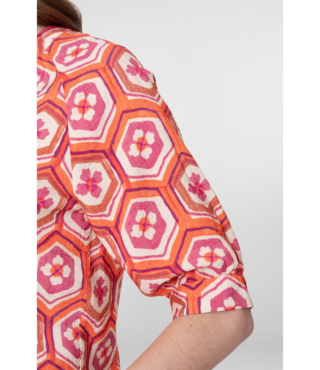 Geisha 63245-20 blouse met flowerprint