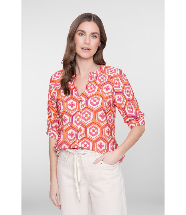Geisha 63245-20 blouse met flowerprint