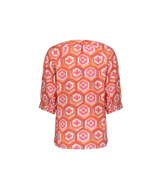 Geisha 63245-20 blouse met flowerprint