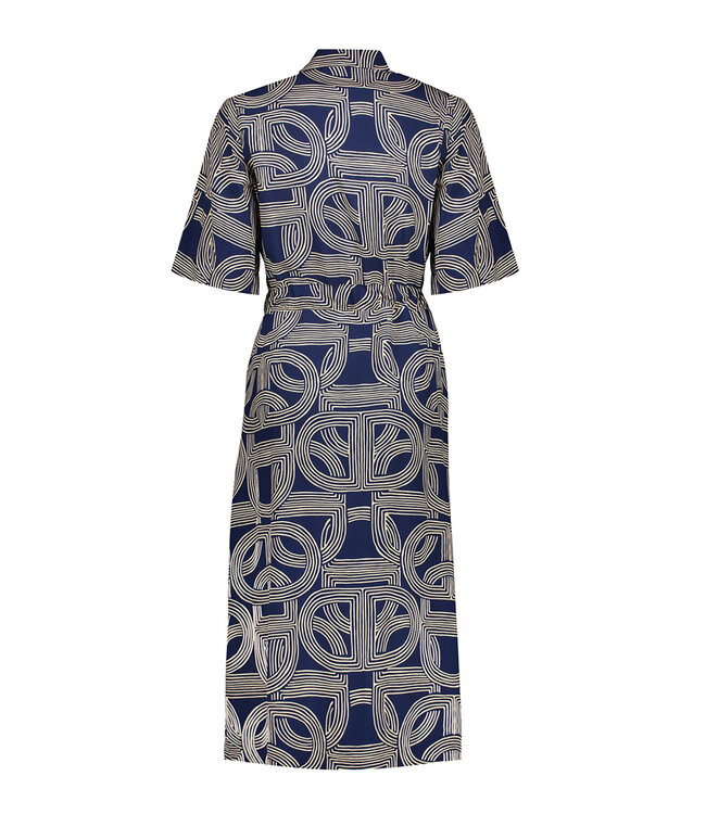 Geisha 67053-70 jurk met print en split