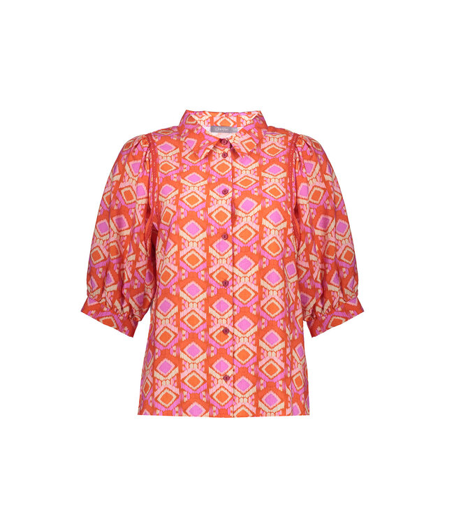 Geisha 63195-20 blouse met grafische print