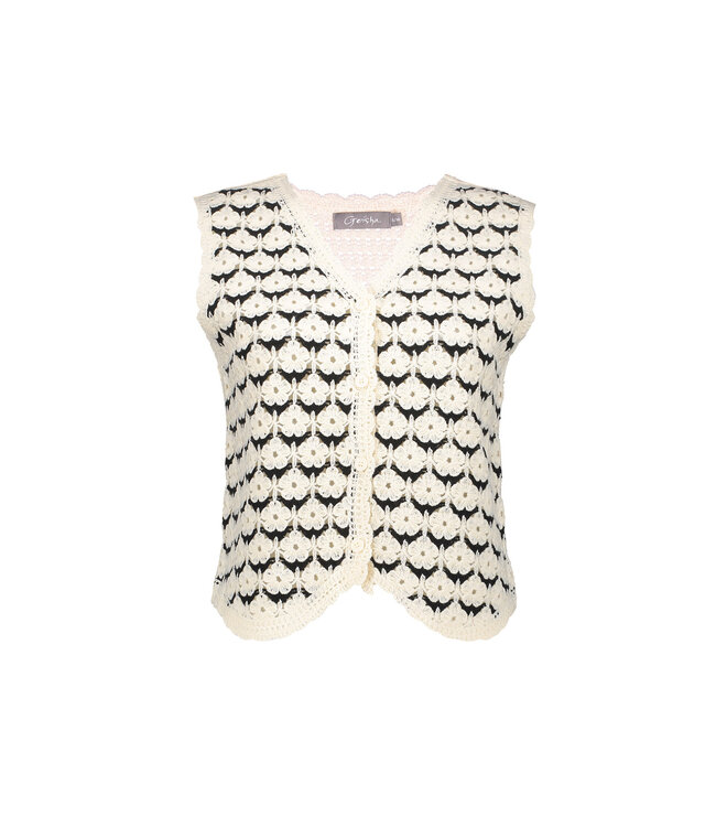 Geisha Vest jacquard