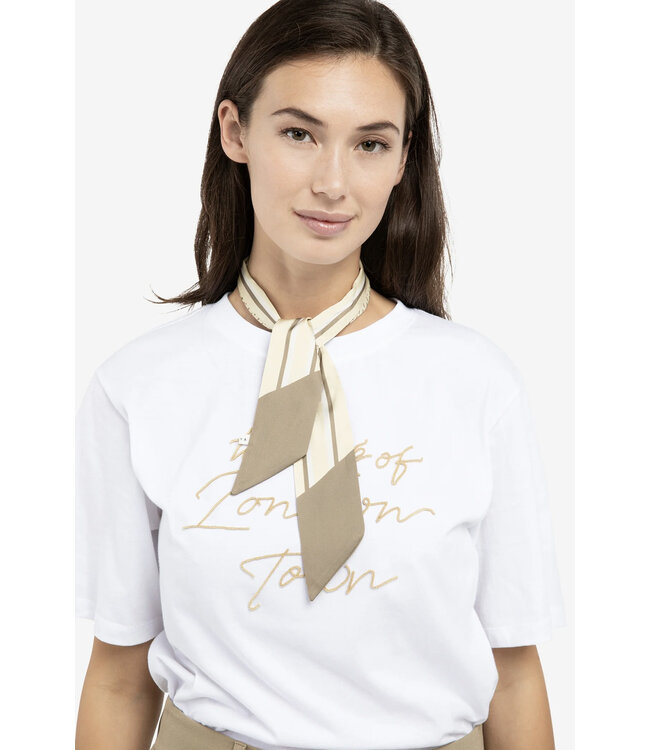 Yaya 03-501049-602  Small scarf with print