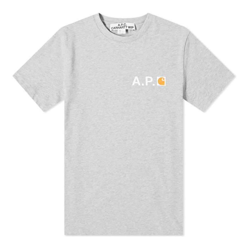 A.P.C. x Carhartt Fire Tee Grey