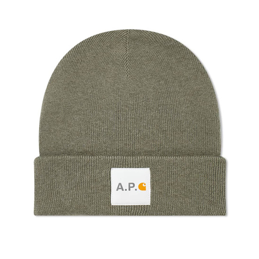 A.P.C x Carhartt Watchtower Beanie Khaki