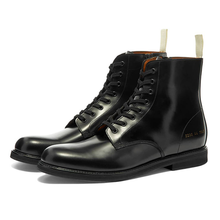 Common Projects Standard Combat Boot Black