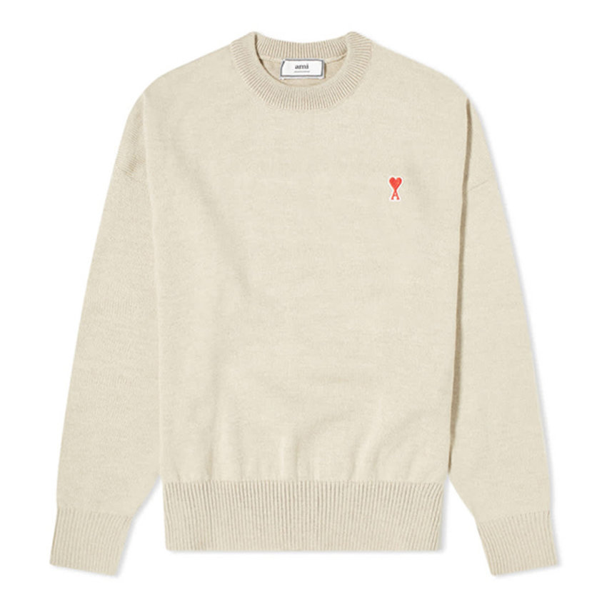 AMI Paris AMI Merino Crewneck Clay